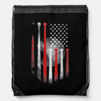 American Flag Vintage Baseball Flag Dad Mom 