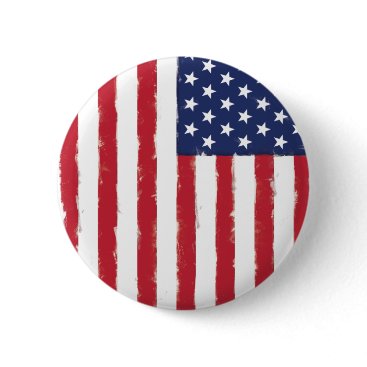 American flag Vintage Button American flag Vintage Button