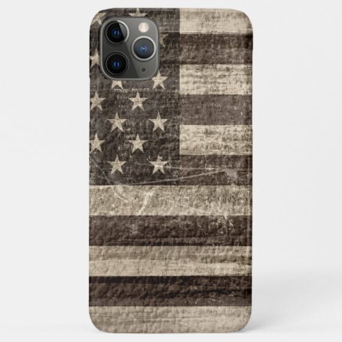 American Flag Vintage iPhone 11 Pro Max Case