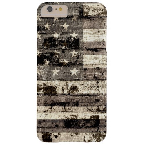 American Flag Vintage Barely There iPhone 6 Plus Case