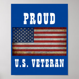 AMERICAN FLAG VINTAGE CUSTOMIZED POSTER