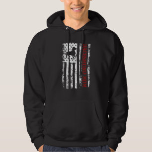 American Flag Vintage Dachshund Mom Wiener Doxie S Hoodie
