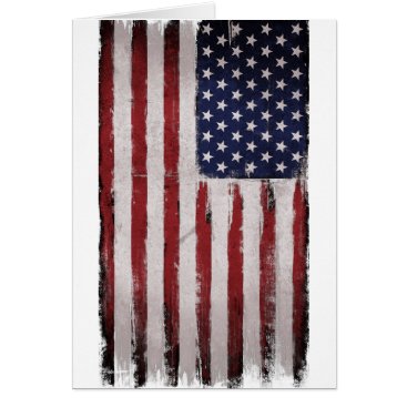 American flag Vintage Patriot Card American flag Vintage Patriot Card