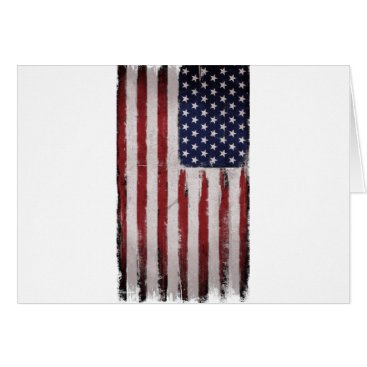 American flag Vintage Patriot Card American flag Vintage Patriot Card