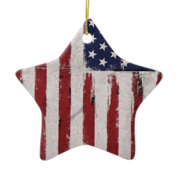American flag Vintage Patriot Ceramic Ornament American flag Vintage Patriot Ceramic Ornament