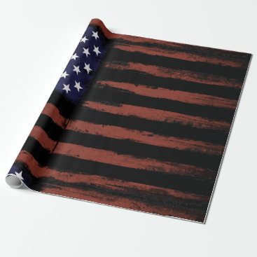 American flag Vintage Wrapping Paper American flag Vintage Wrapping Paper