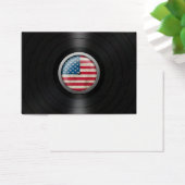 American Flag Vinyl Record Album Graphic (Desk)