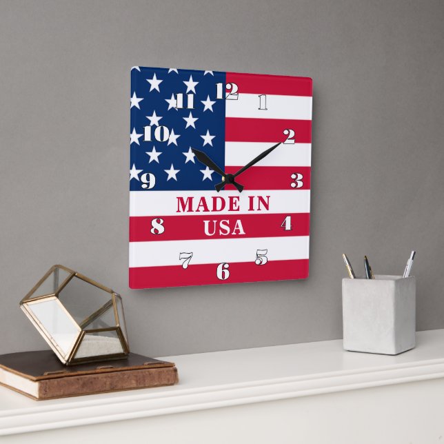 American Flag Wall Clock (Office)