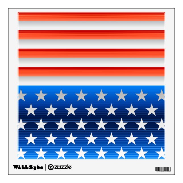 American Flag Wall Decal (Front)
