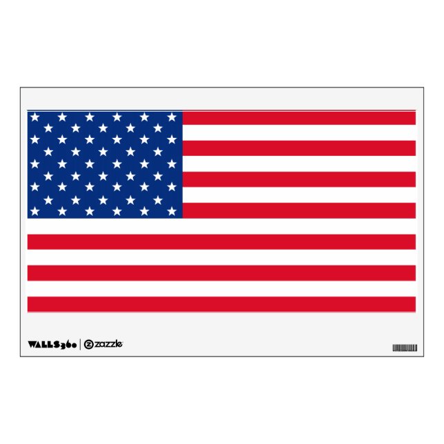 American Flag Wall Decal Decoration Decor (Front)