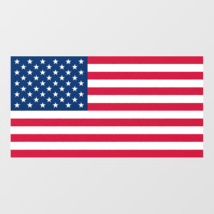 American Flag Wall Decal - Patriotic - USA