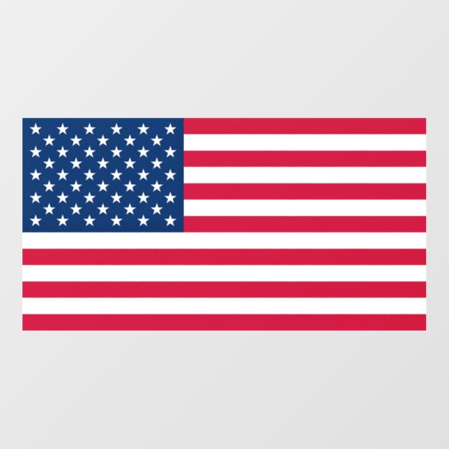 American Flag Wall Decal - Patriotic - USA (Front)