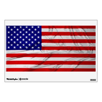 American Flag Wall Sticker by packratgraphics at Zazzle