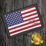 American Flag wallet, United States, fashion USA Trifold Wallet<br><div class="desc">WALLETS: United States of America & American Flag fashion USA - love my country,  fathers day,  holiday,  patriots /sports fans</div>