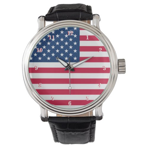 American Flag Watch Patriotic