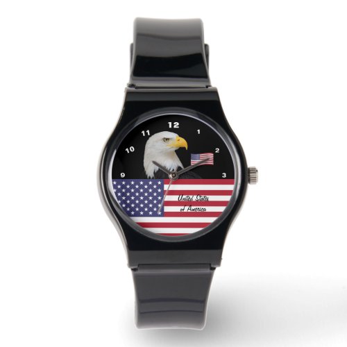 American Flag watch USA fashion patriots sports Watch
