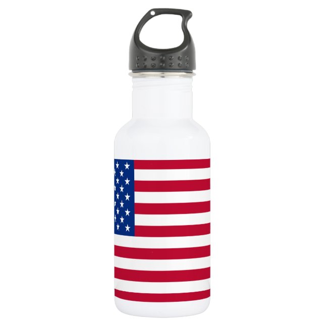 American Flag Water Bottle (Front)