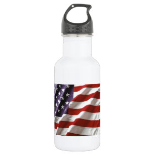 American Flag Water Bottle