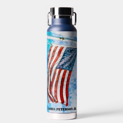 American Flag  Water Bottle