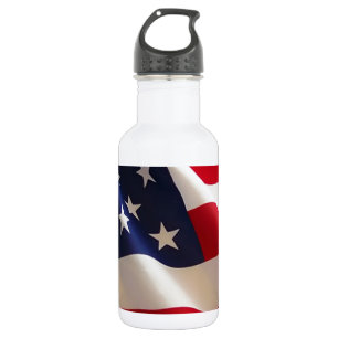 American Flag Water Bottle