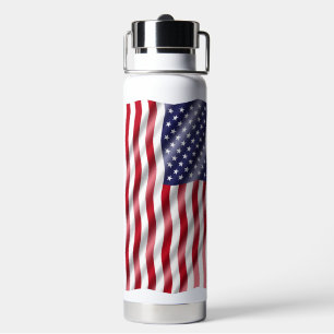 American Flag Water Bottle