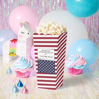 American Flag Wedding Favor Boxes