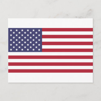 American flag, whole or detail view postcard