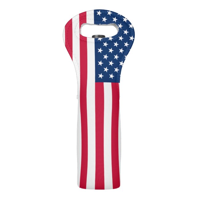 American Flag Wine Bag (Front)