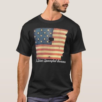 American Flag With 15 Stars - Star Spangled Banner T-shirt by wesleyowns at Zazzle
