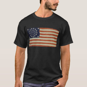 American Flag with 34 Stars T-Shirt