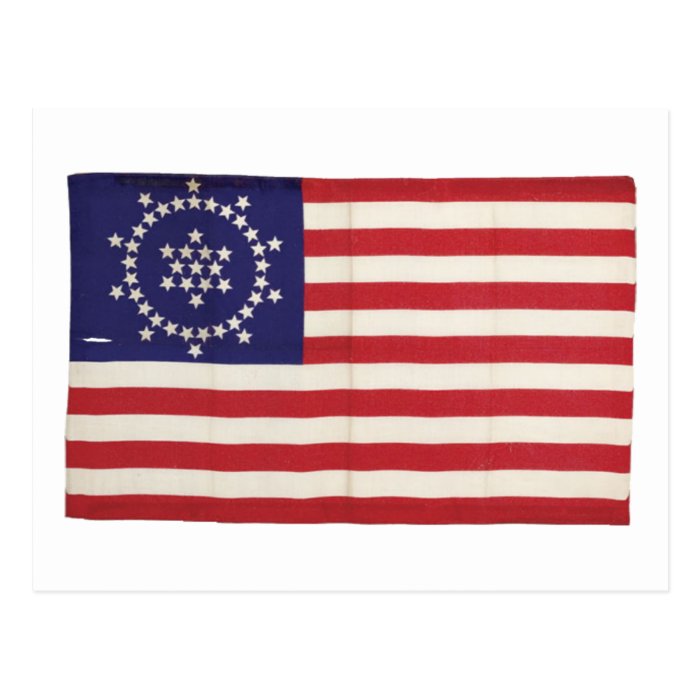 American Flag with 48 Stars Whipple Post Cards