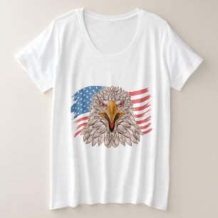 American Flag with An Eagle T-Shirt