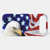 American Flag with Bald Eagle Patriotic Case-Mate iPhone Case (Back (Horizontal))