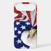 American Flag with Bald Eagle Patriotic Case-Mate iPhone Case (Back)