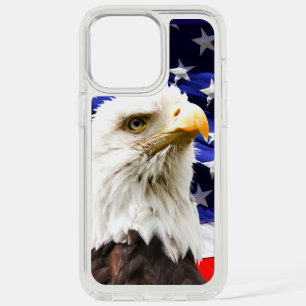 American Flag with Bald Eagle iPhone 15 Pro Max Case
