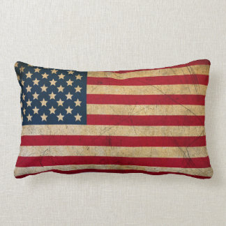 American Flag with Flag of Australia Throw Pillow