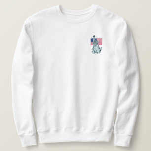 American Flag with Lady Liberty     Sweatshirt