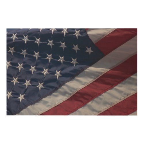 American flag wood wall art