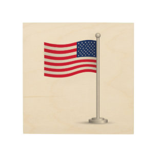 american flag wood wall art