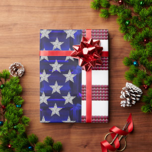 American Flag Wrapping Paper