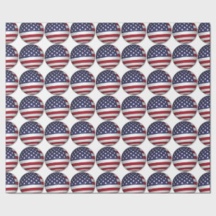 AMERICAN FLAG WRAPPING PAPER
