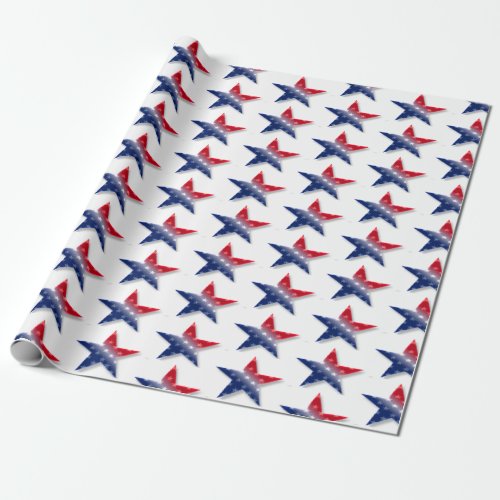 American Flag Wrapping Paper