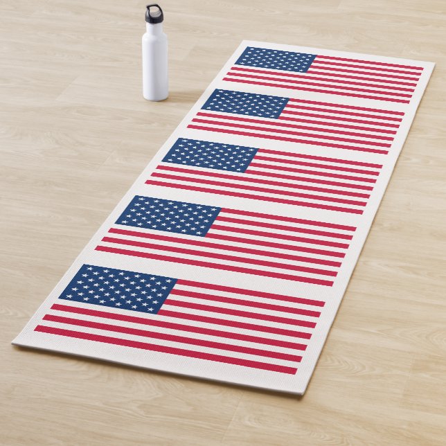 American Flag Yoga Mat (In Situ)