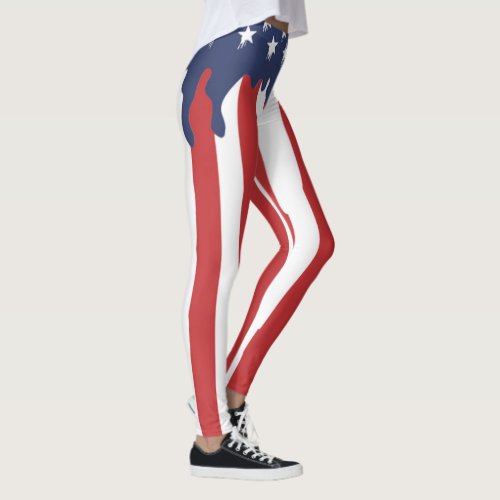 American_Flag  Zazzle_Growshop Leggings