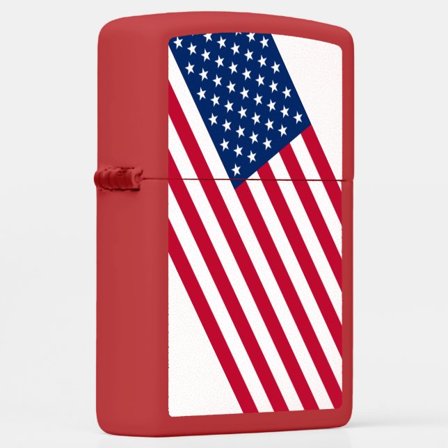 American Flag Zippo Lighter (Right)