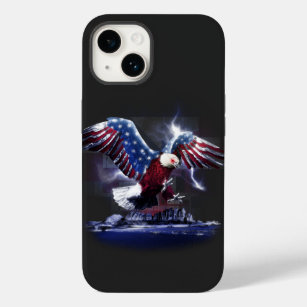 American-flagged eagle Case-Mate iPhone 14 case