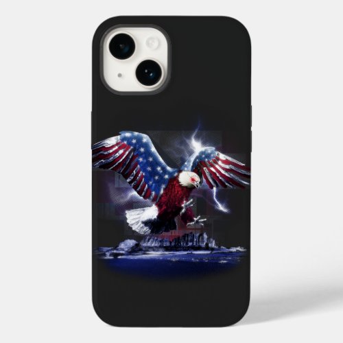 American_flagged eagle Case_Mate iPhone 14 case