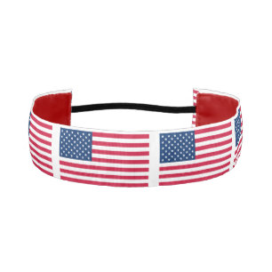 American Flags Athletic Headband