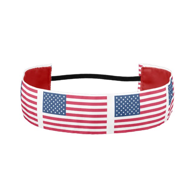 American Flags Athletic Headband (Front)