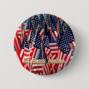 American Flags Button
